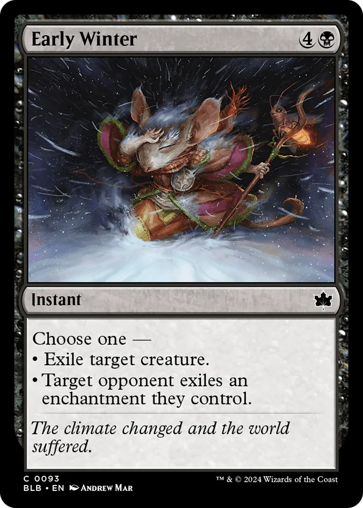 Early Winter — Bloomburrow — Magic: The Gathering