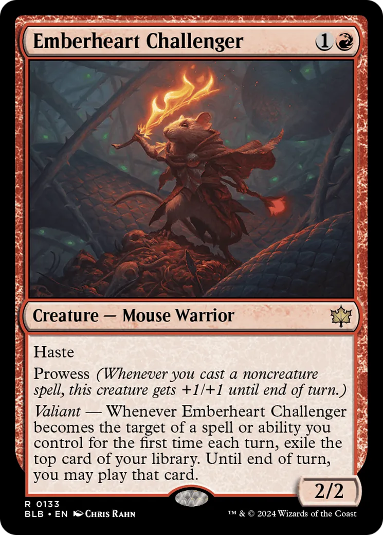 Défieuse braisecœur — Bloomburrow — Magic: The Gathering