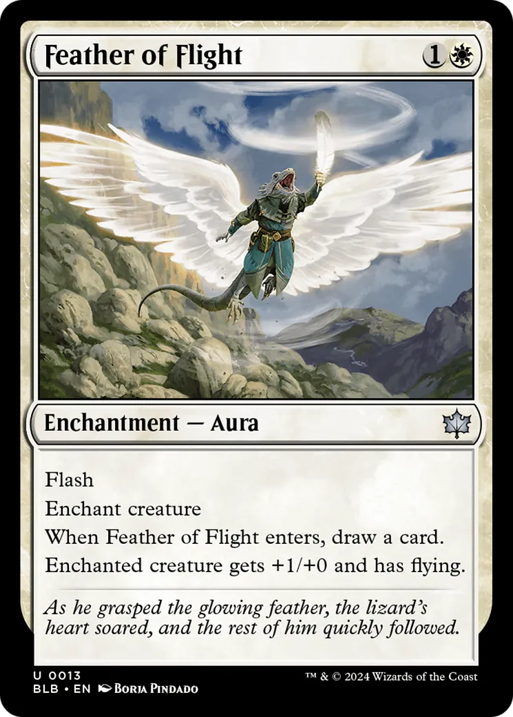 Feather of Flight — Bloomburrow — Magic: The Gathering