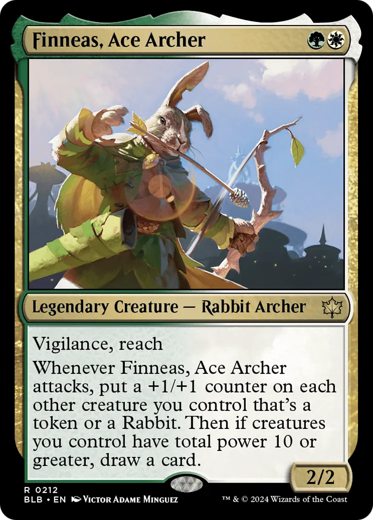 Finneas, Ace Archer — Bloomburrow — Magic: The Gathering