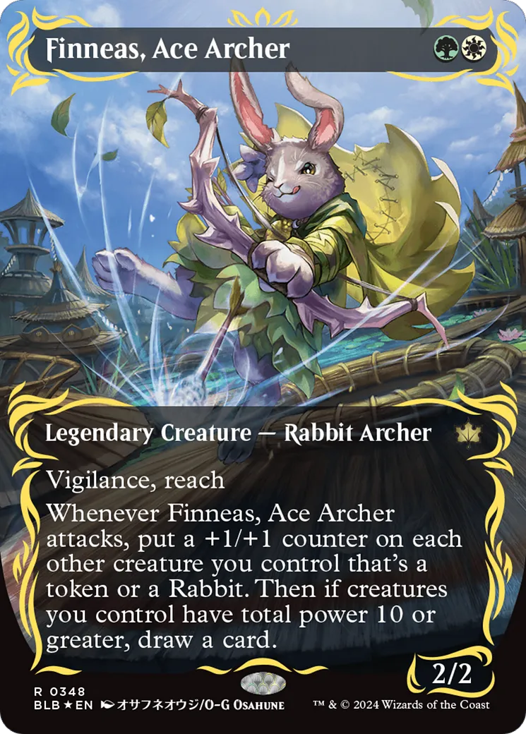 Finneas, Ace Archer — Bloomburrow — Magic: The Gathering