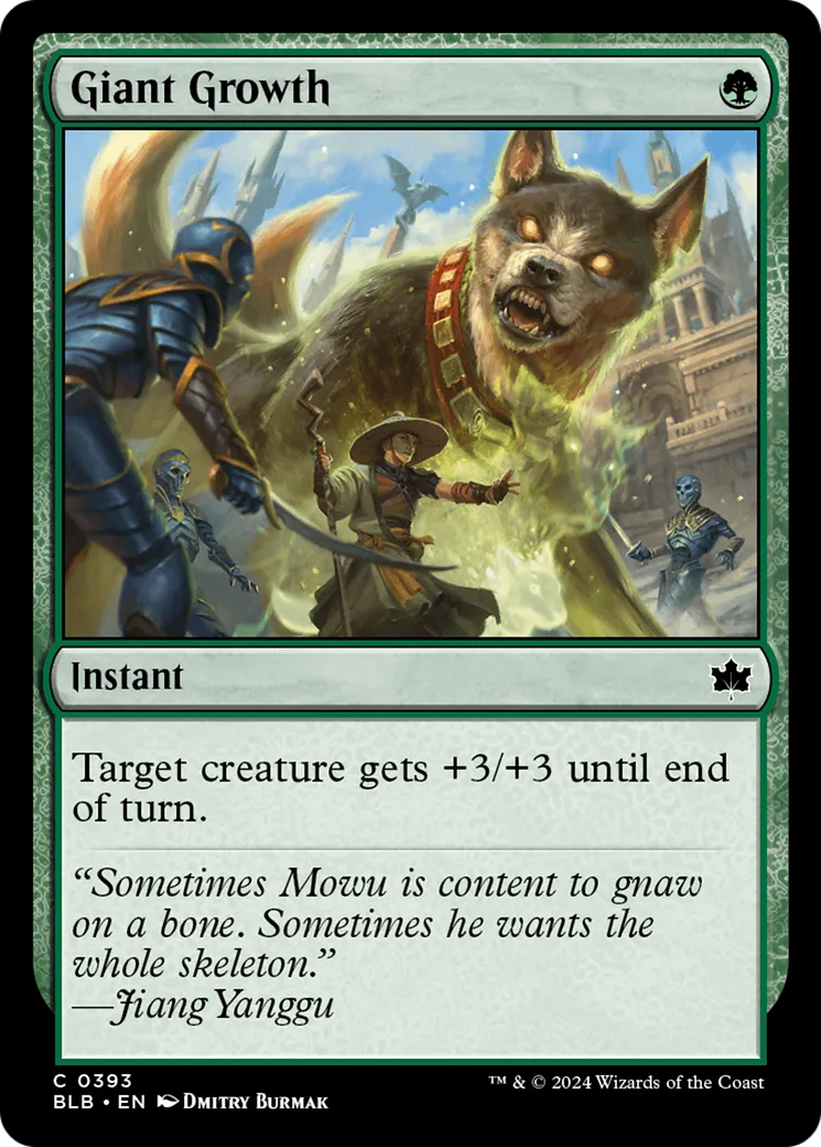Croissance gigantesque — Bloomburrow — Magic: The Gathering
