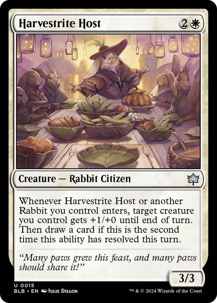 Hôte du rite des moissons — Bloomburrow — Magic: The Gathering