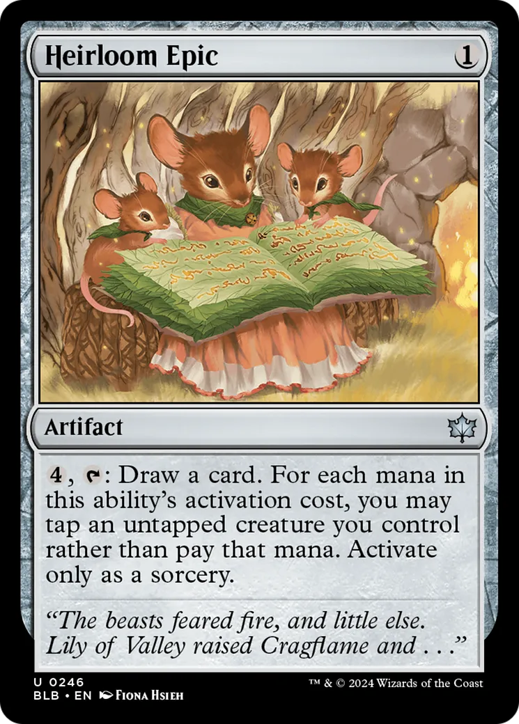 Heirloom Epic — Bloomburrow — Magic: The Gathering