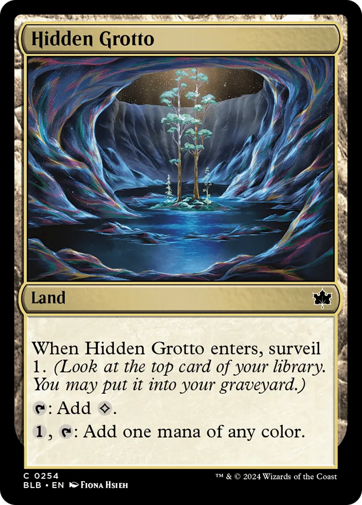 Grotte cachée — Bloomburrow — Magic: The Gathering