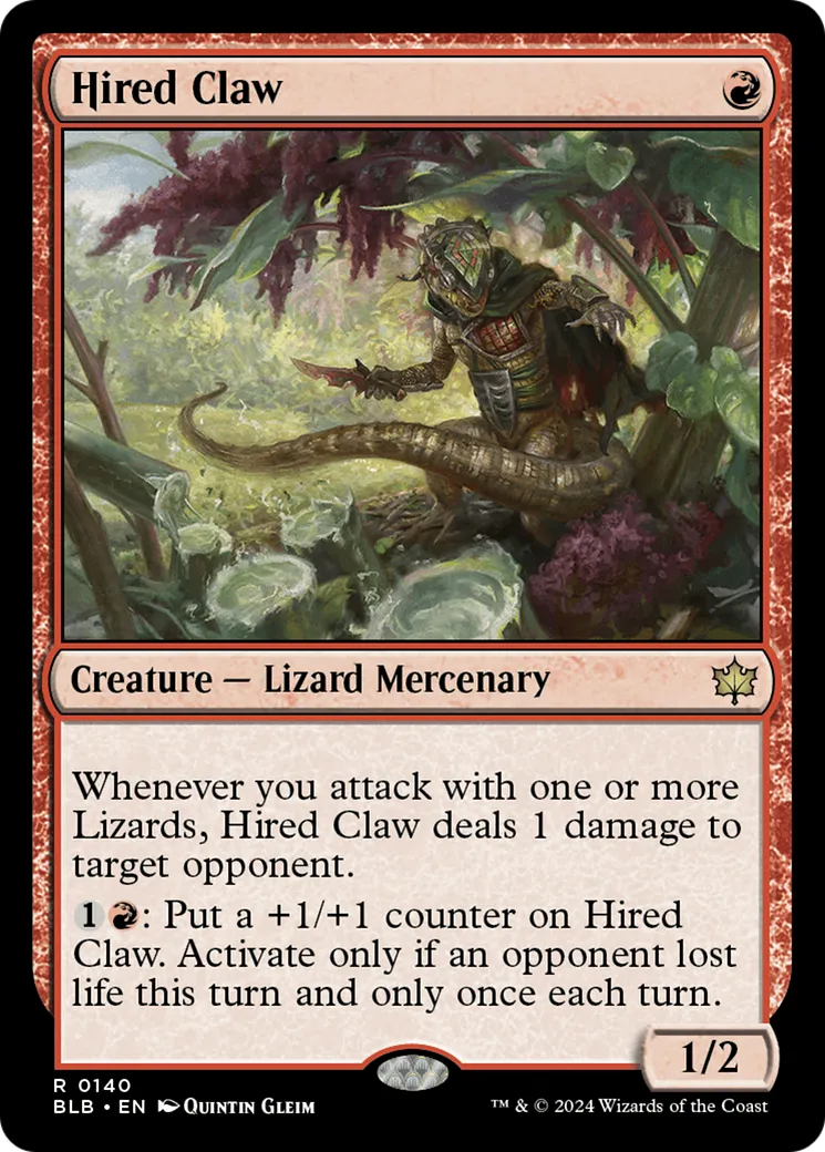 Griffeur à gages — Bloomburrow — Magic: The Gathering
