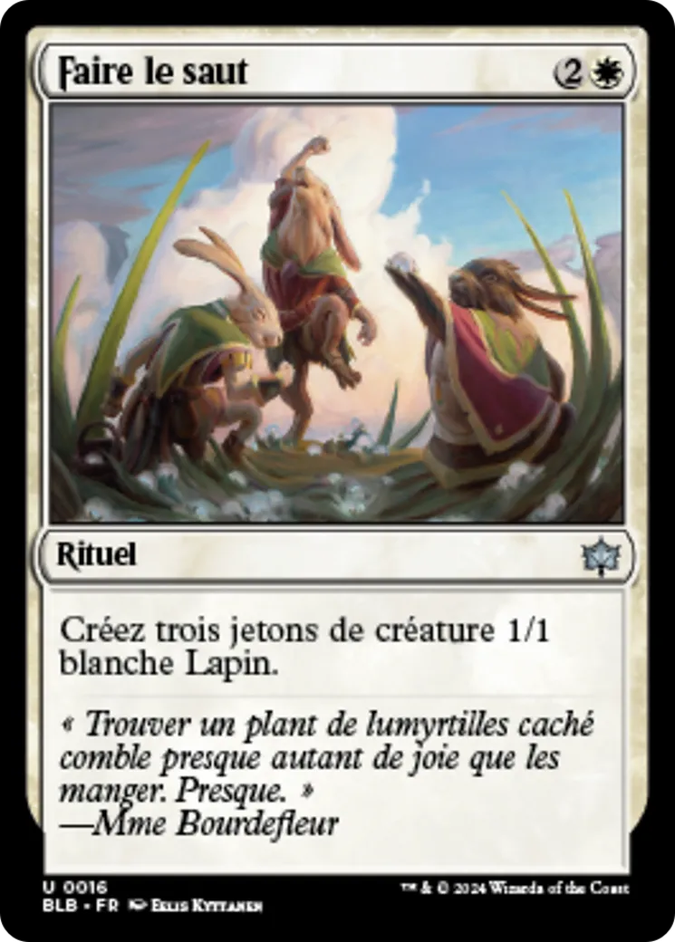 Faire le saut — Bloomburrow — Magic: The Gathering