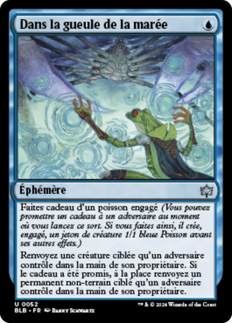 Dans la gueule de la marée — Bloomburrow — Magic: The Gathering