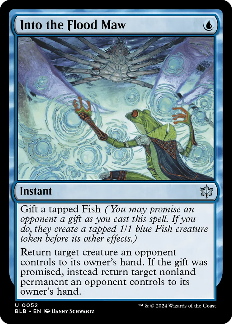 Into the Flood Maw — Bloomburrow — Magic: The Gathering