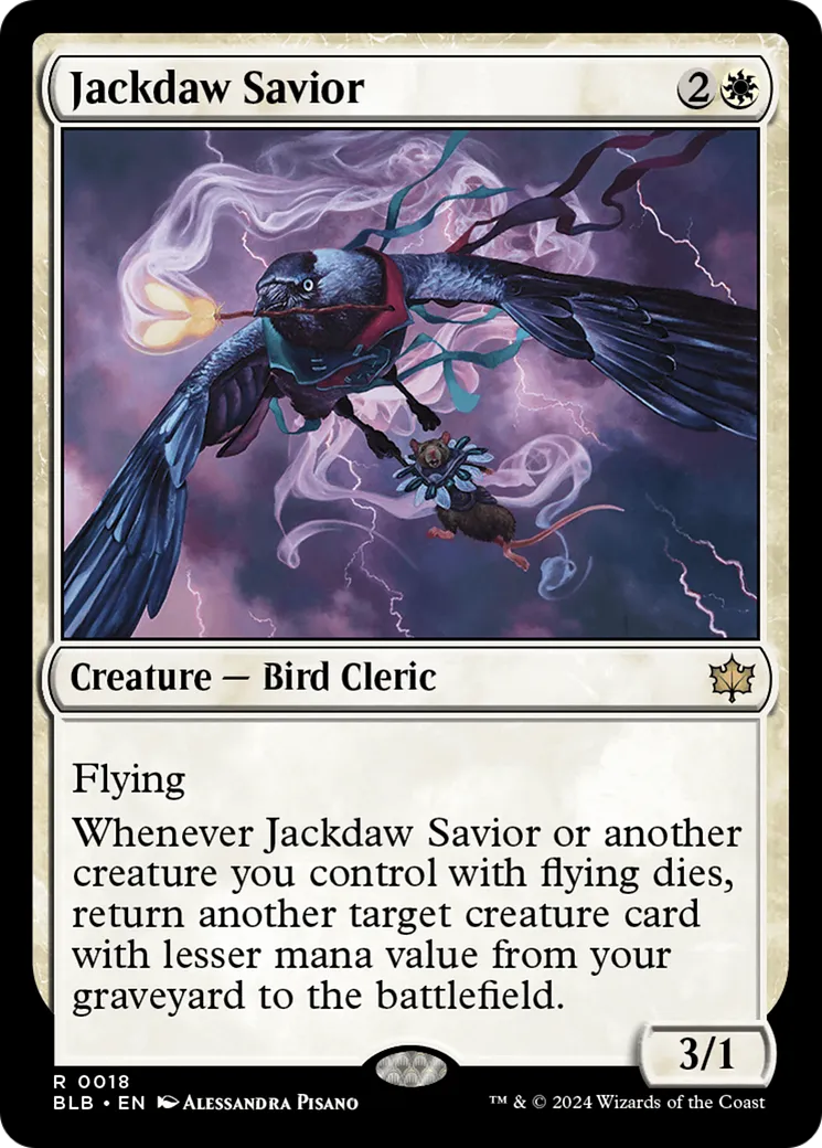 Jackdaw Savior — Bloomburrow — Magic: The Gathering