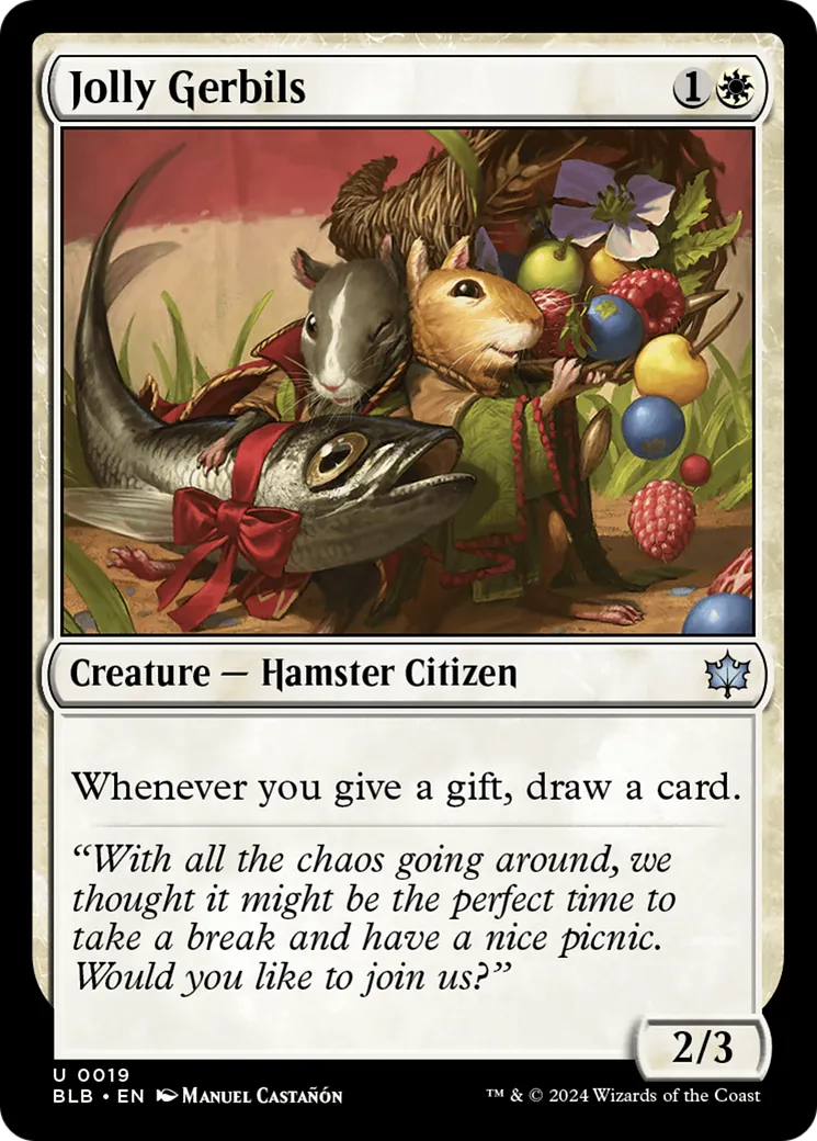 Gerbilles joyeuses — Bloomburrow — Magic: The Gathering