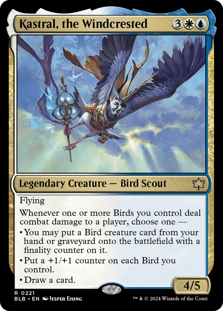 Kastral, the Windcrested — Bloomburrow — Magic: The Gathering