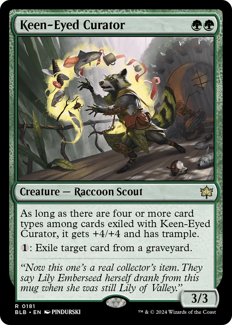 Conservateur à l'œil perçant — Bloomburrow — Magic: The Gathering