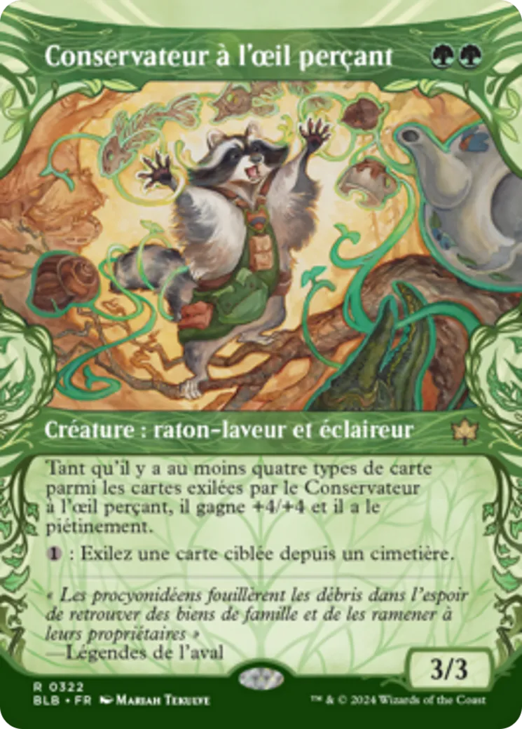 Conservateur à l'œil perçant — Bloomburrow — Magic: The Gathering