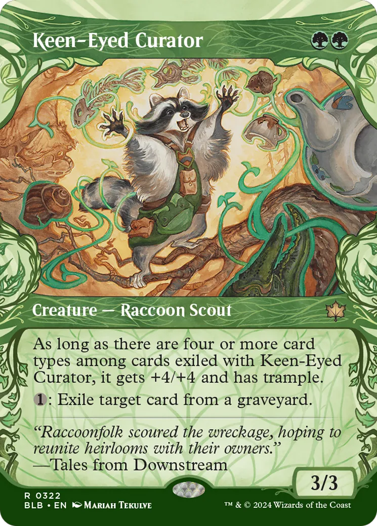 Keen-Eyed Curator — Bloomburrow — Magic: The Gathering