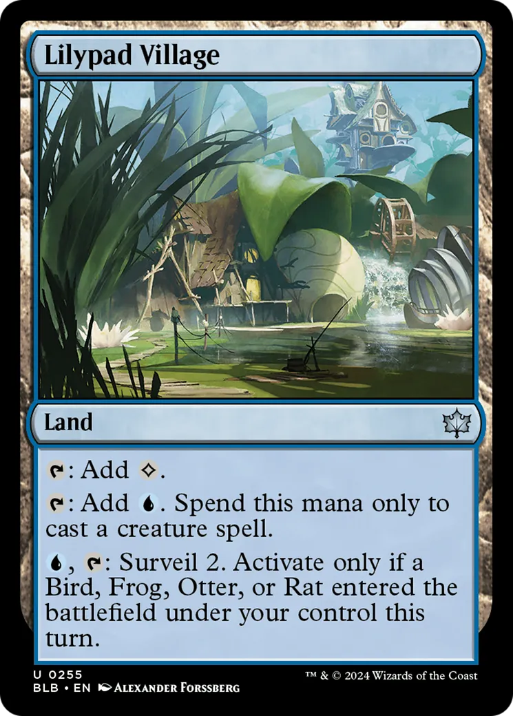 Village du Nénuphar — Bloomburrow — Magic: The Gathering