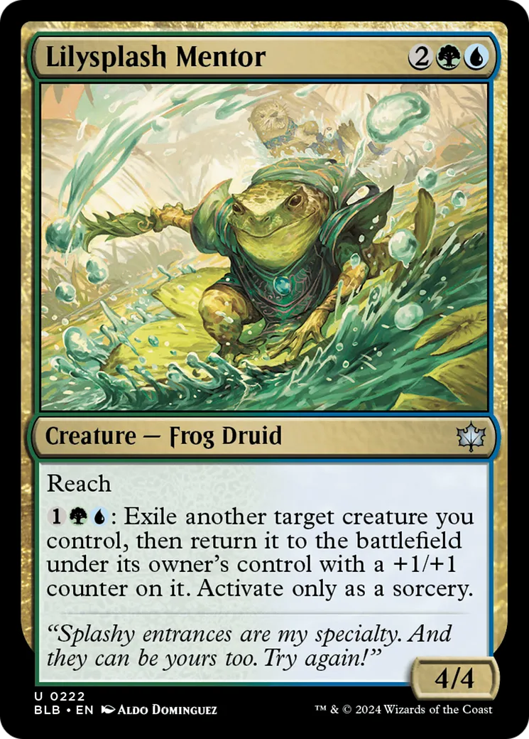 Mentor saute-nénuphar — Bloomburrow — Magic: The Gathering