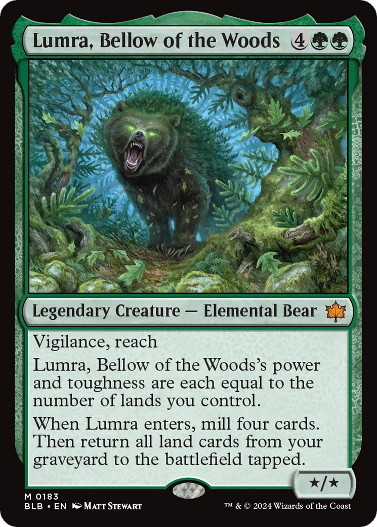 Lumra, Bellow of the Woods — Bloomburrow — Magic: The Gathering