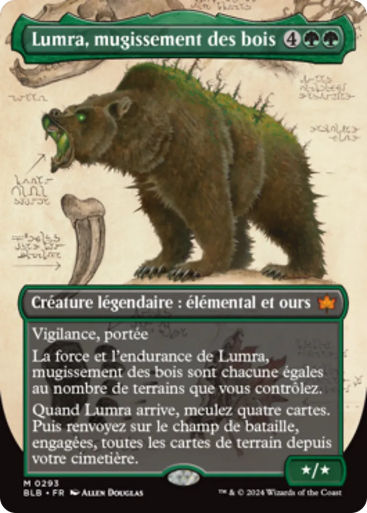 Lumra, mugissement des bois — Bloomburrow — Magic: The Gathering