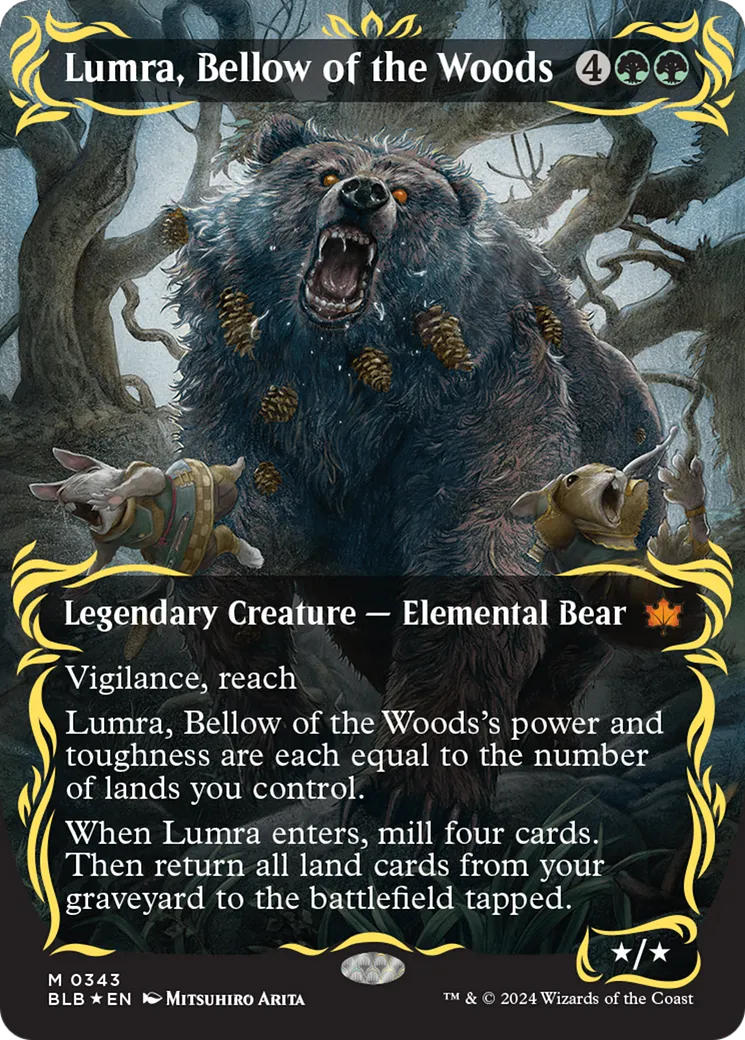 Lumra, mugissement des bois — Bloomburrow — Magic: The Gathering