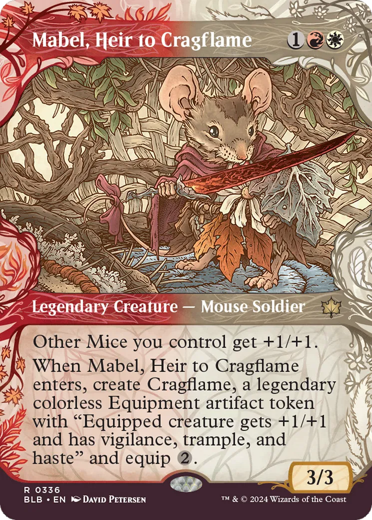 Mabel, Heir to Cragflame — Bloomburrow — Magic: The Gathering