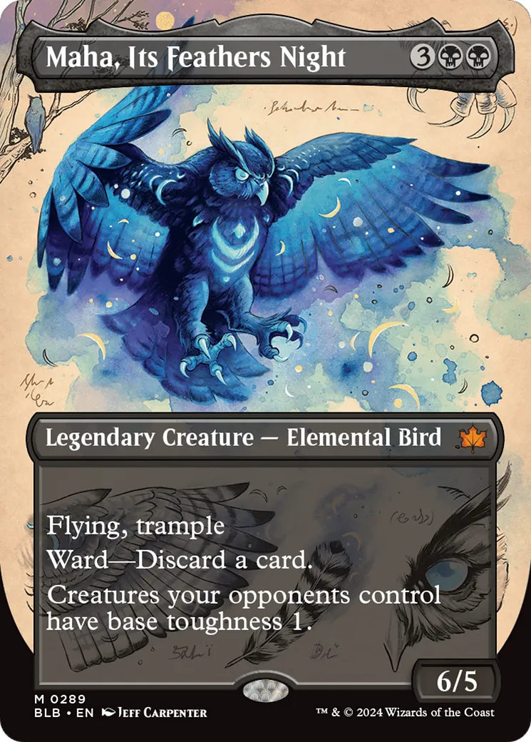 Maha, Its Feathers Night — Bloomburrow — Magic: The Gathering