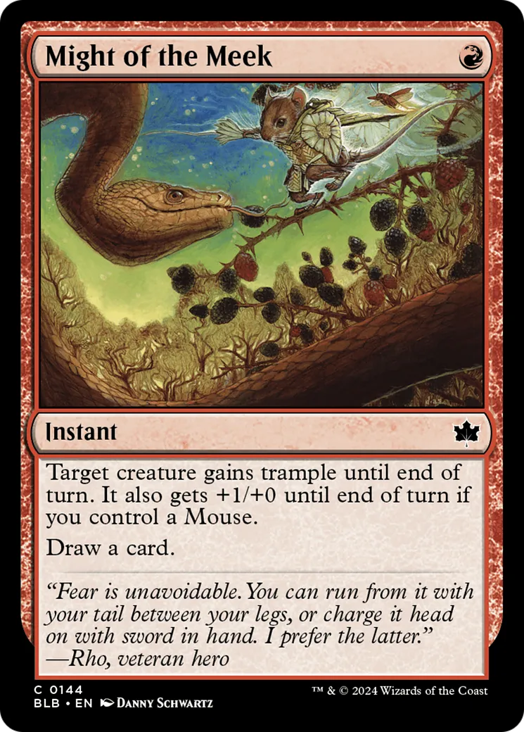 Puissance des humbles — Bloomburrow — Magic: The Gathering