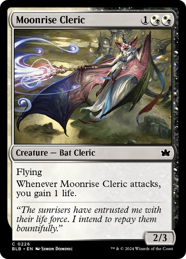 Clerc de lune — Bloomburrow — Magic: The Gathering