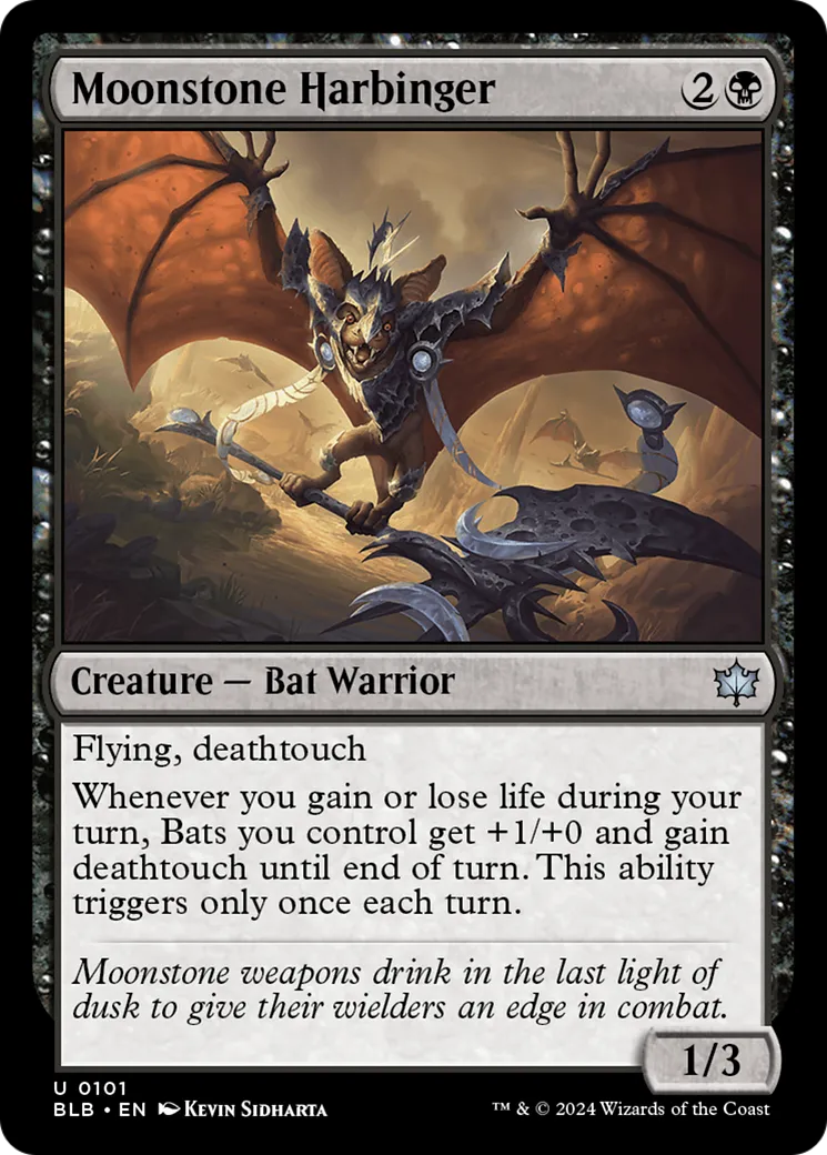 Moonstone Harbinger — Bloomburrow — Magic: The Gathering