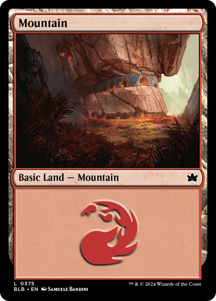 Mountain — Bloomburrow — Magic: The Gathering