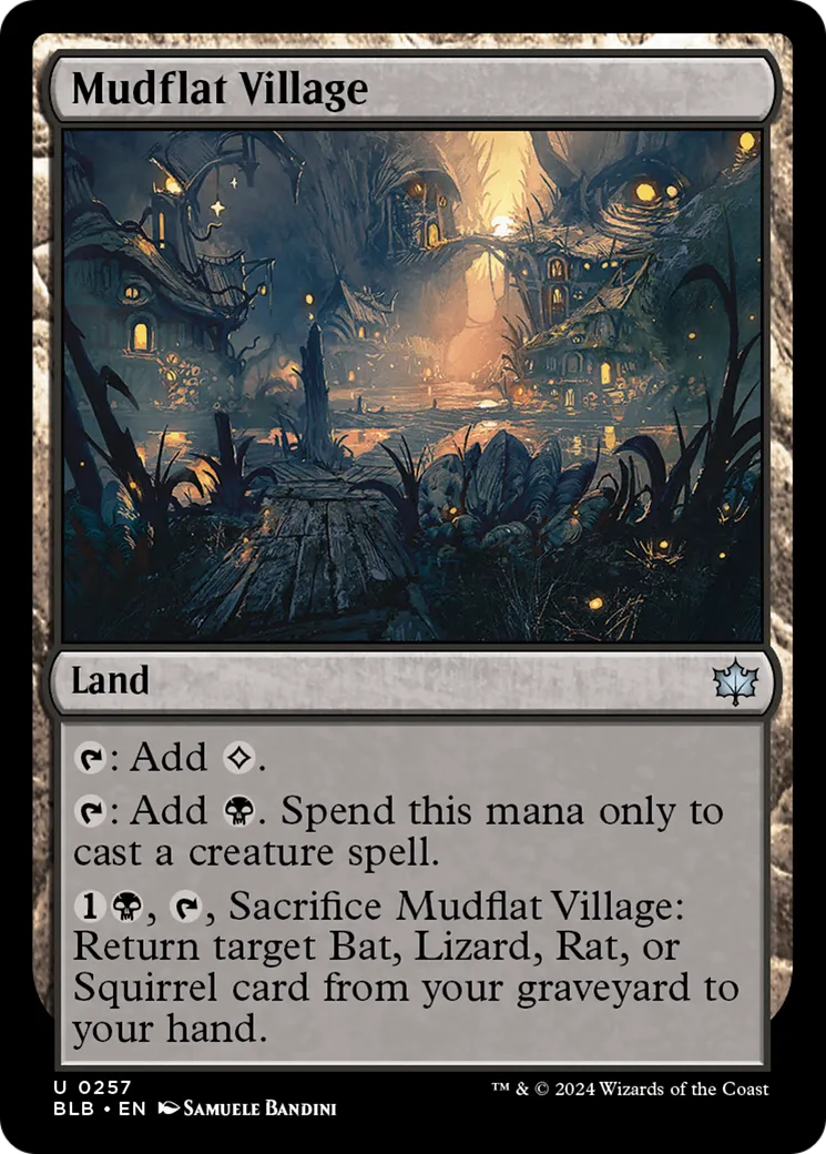 Mudflat Village — Bloomburrow — Magic: The Gathering