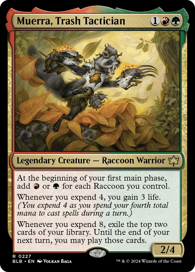 Muerra, Trash Tactician — Bloomburrow — Magic: The Gathering