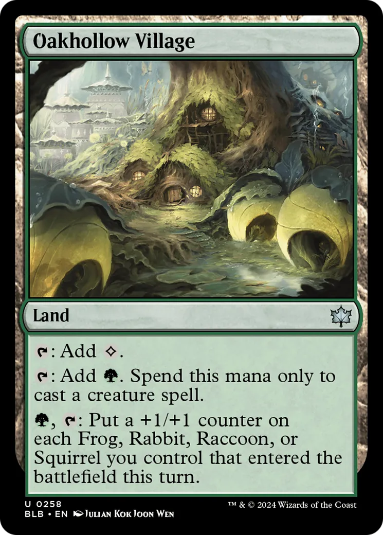 Oakhollow Village — Bloomburrow — Magic: The Gathering