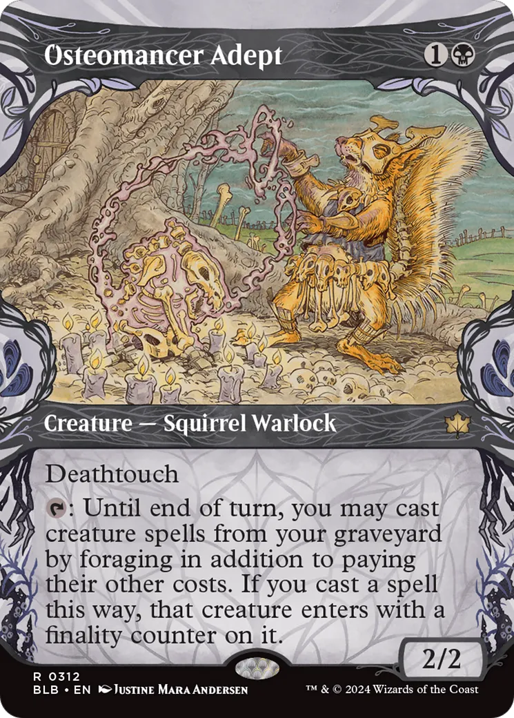 Expert ostéomancien — Bloomburrow — Magic: The Gathering
