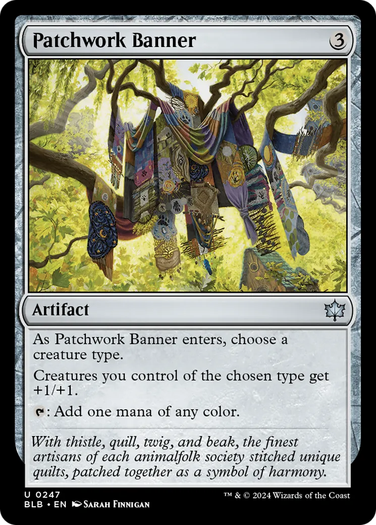 Patchwork Banner — Bloomburrow — Magic: The Gathering
