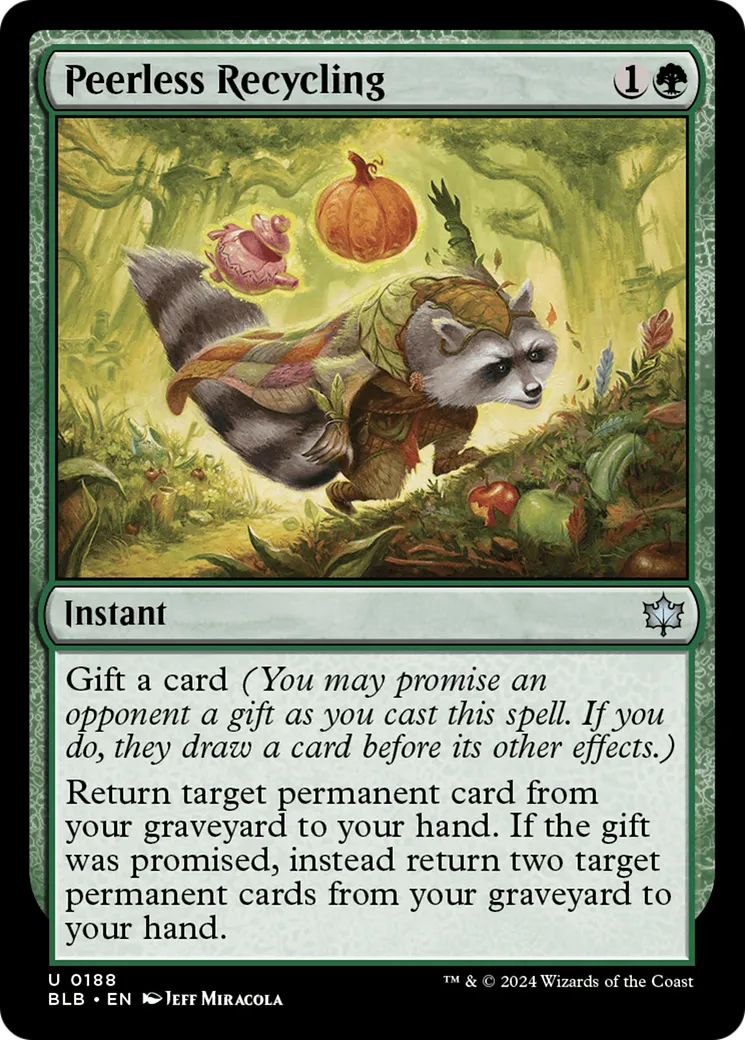 Recyclage sans égal — Bloomburrow — Magic: The Gathering