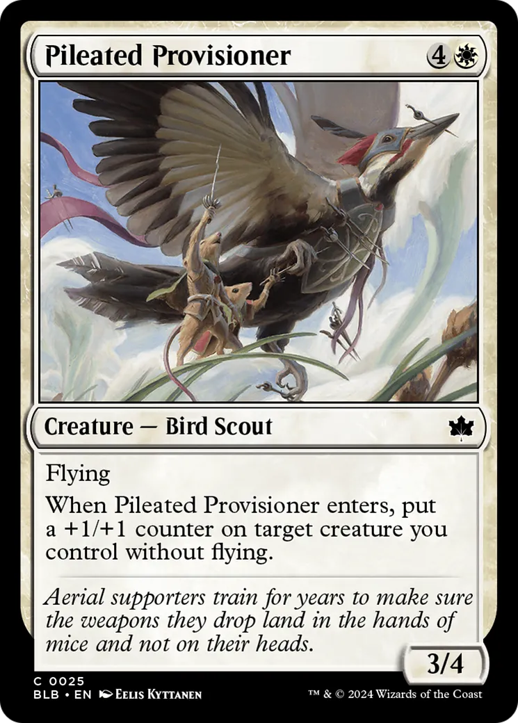 Pileated Provisioner — Bloomburrow — Magic: The Gathering