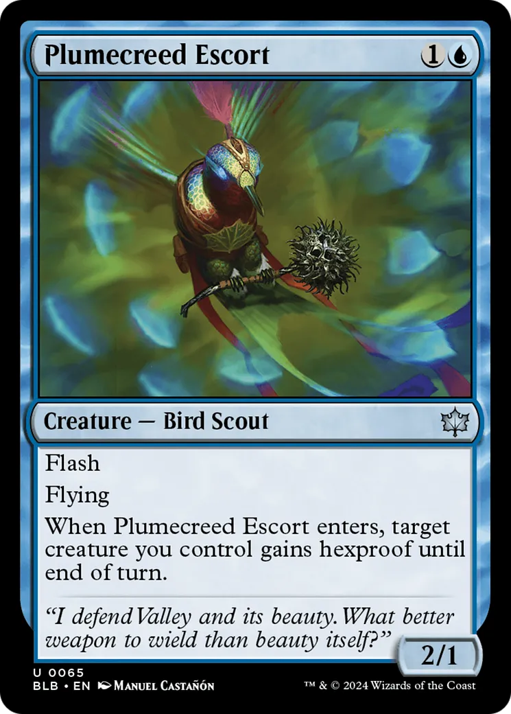 Escorte crédo-de-plume — Bloomburrow — Magic: The Gathering