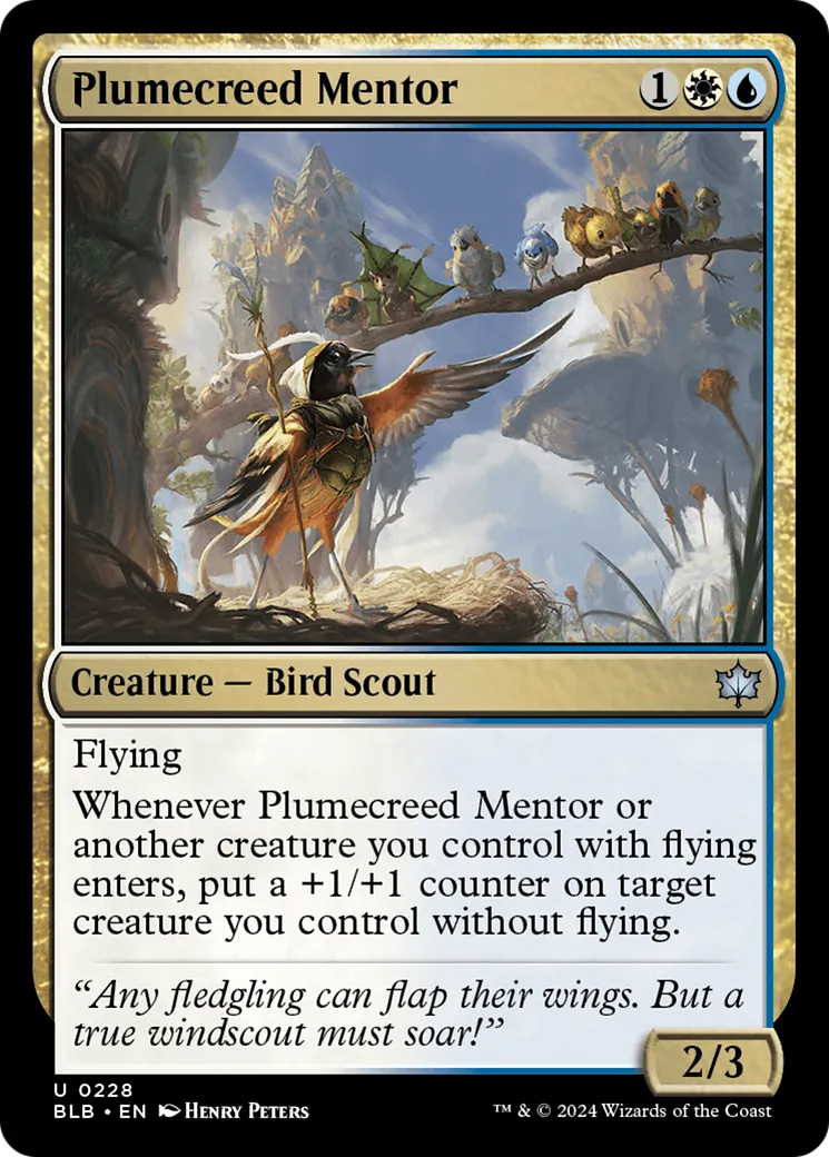 Mentor crédo-de-plume — Bloomburrow — Magic: The Gathering