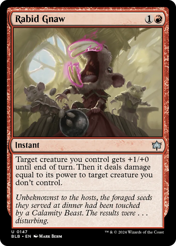 Rongement enragé — Bloomburrow — Magic: The Gathering