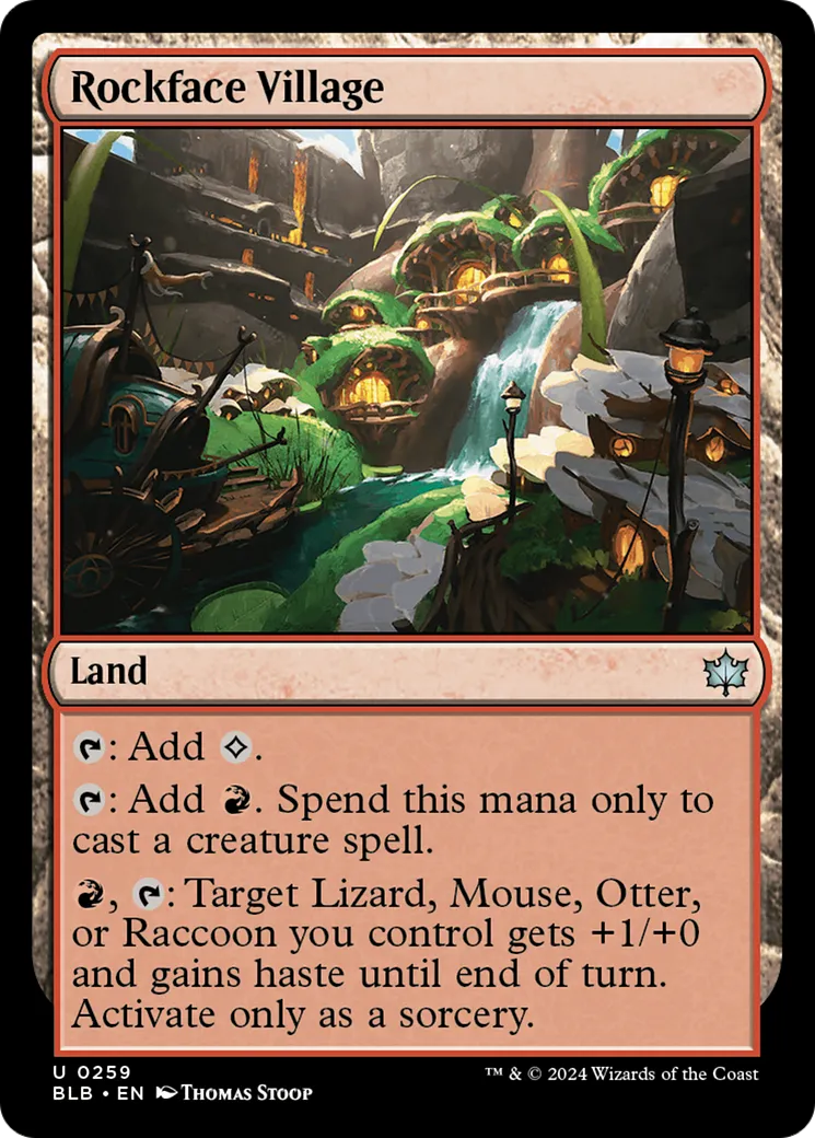 Village de Rocparoi — Bloomburrow — Magic: The Gathering