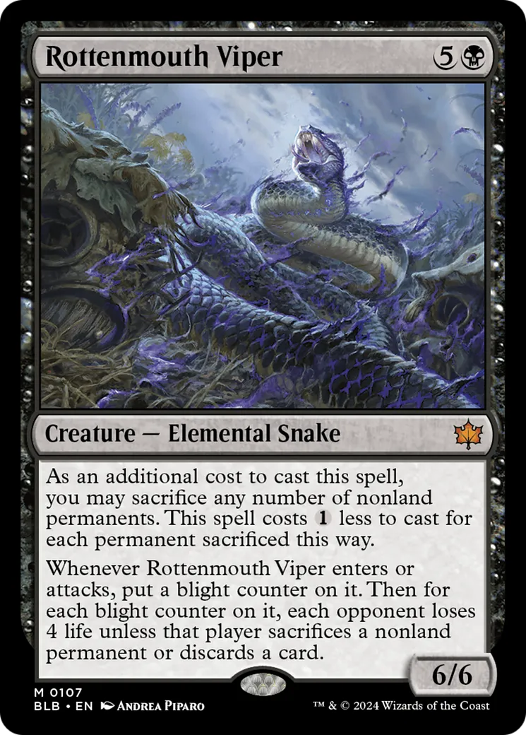 Vipère putregueule — Bloomburrow — Magic: The Gathering