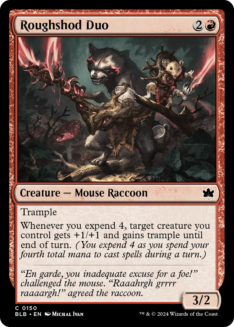 Roughshod Duo — Bloomburrow — Magic: The Gathering