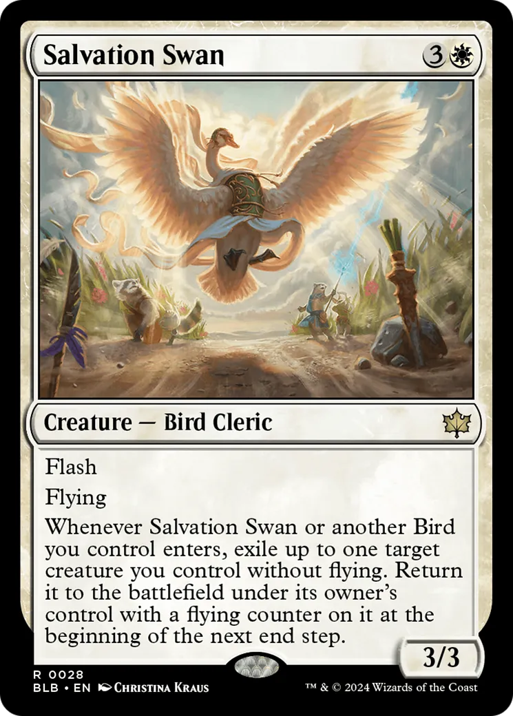 Salvation Swan — Bloomburrow — Magic: The Gathering
