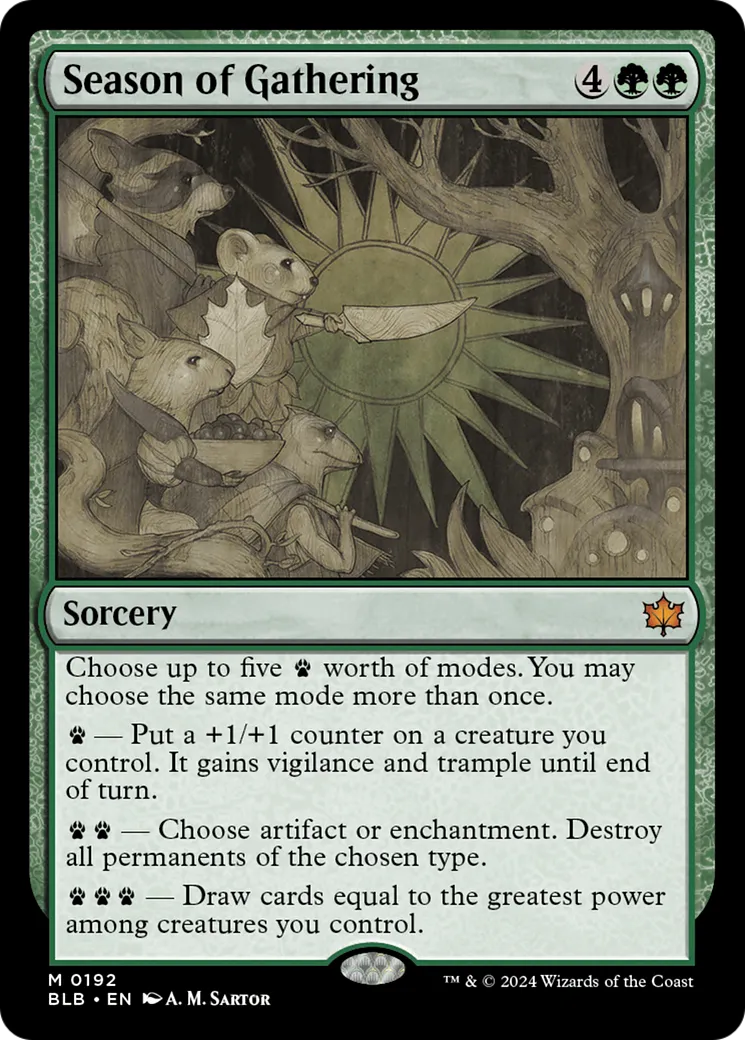 Season of Gathering — Bloomburrow — Magic: The Gathering