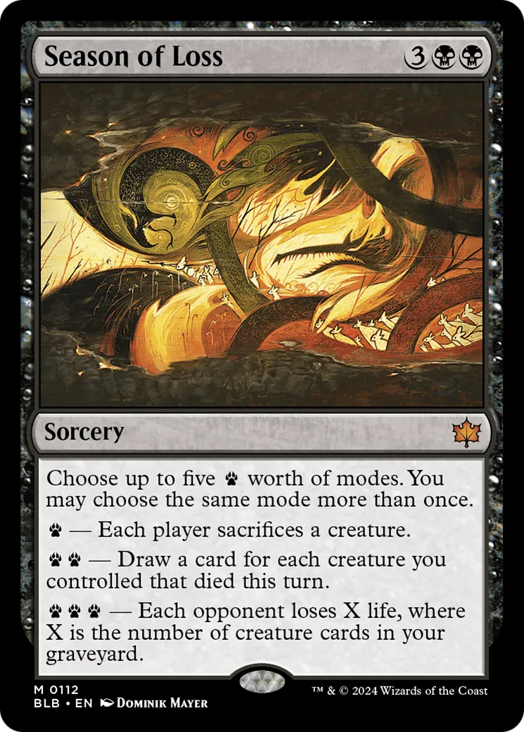 Saison de la perte — Bloomburrow — Magic: The Gathering