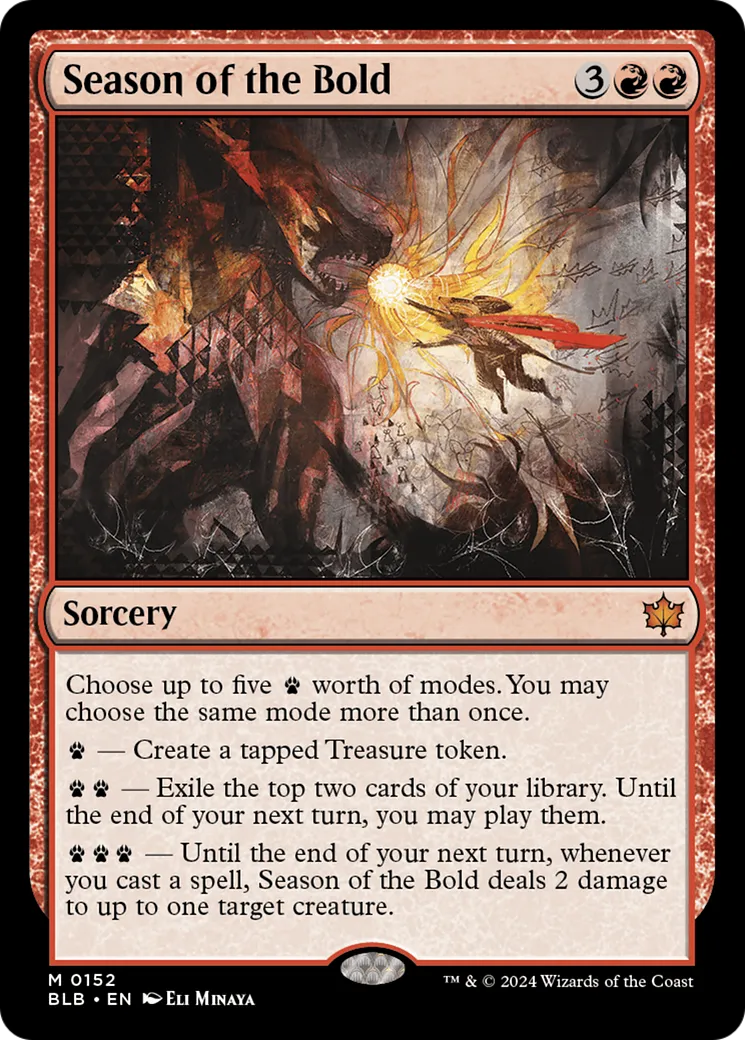Season of the Bold — Bloomburrow — Magic: The Gathering