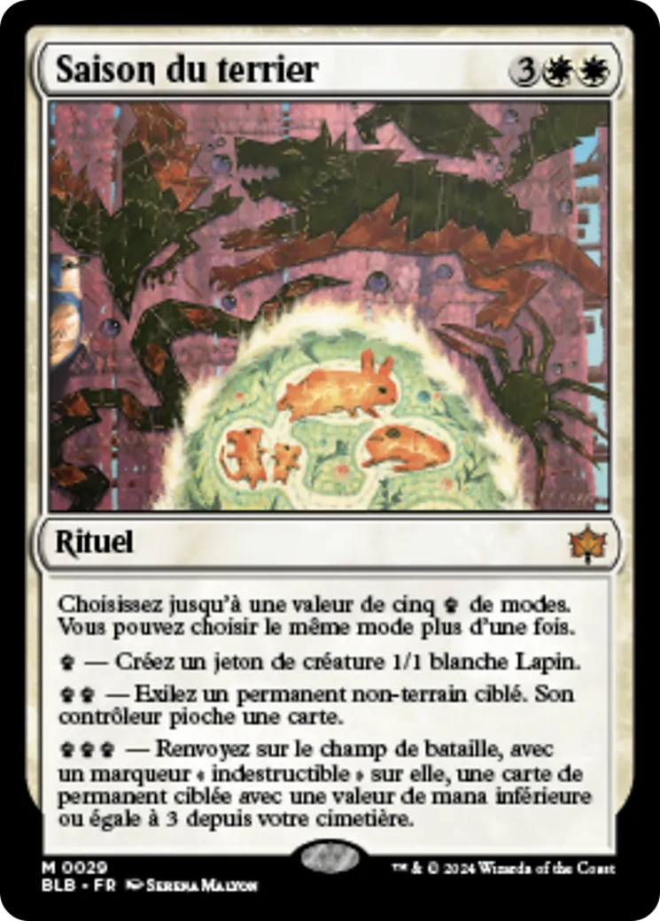 Saison du terrier — Bloomburrow — Magic: The Gathering