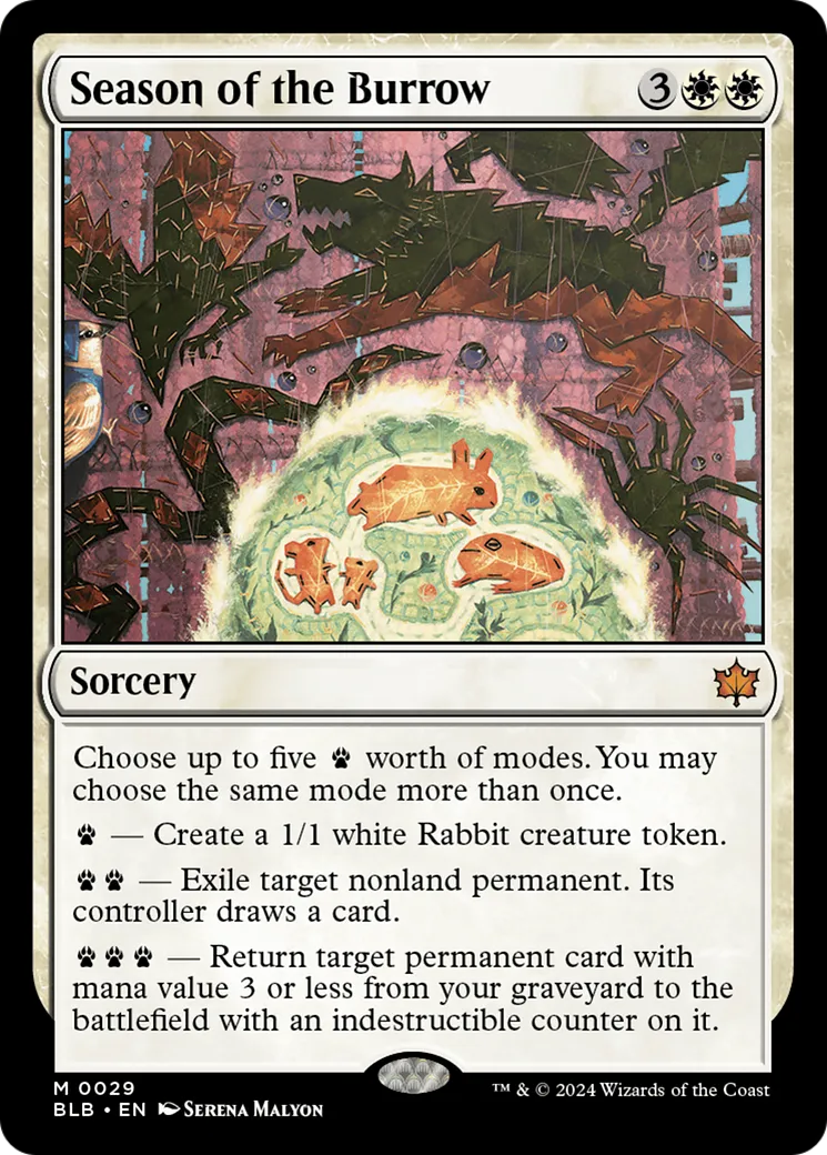 Season of the Burrow — Bloomburrow — Magic: The Gathering