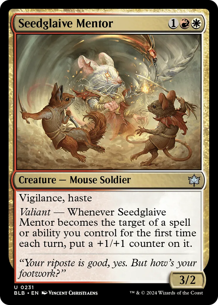 Mentor glaivegraine — Bloomburrow — Magic: The Gathering